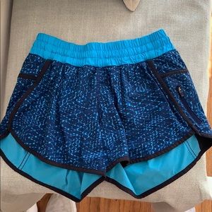COPY - Lululemon blue shorts- size 8
